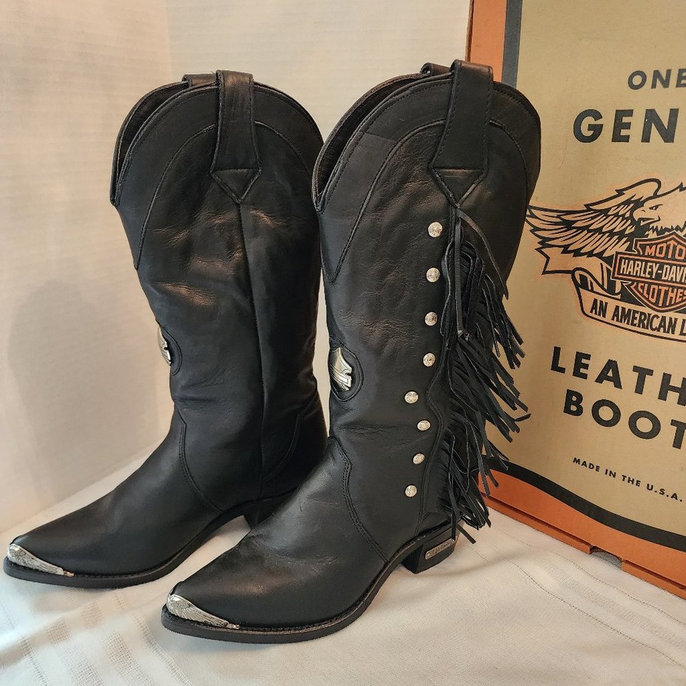 Harley-Davidson Women's Boots with Fringe!
